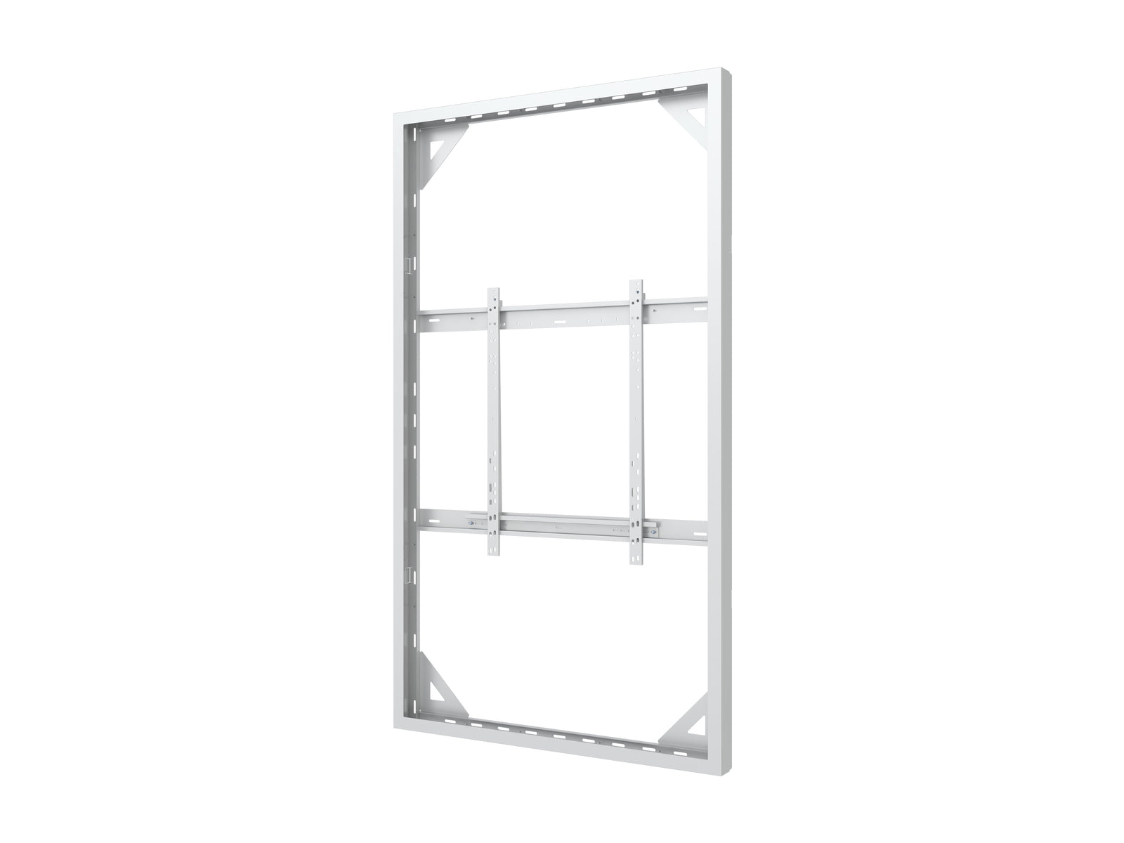 Multibrackets M Pro Series Enclosure 85" Wall Slim Large White Signage Display Enclosures Multibrackets