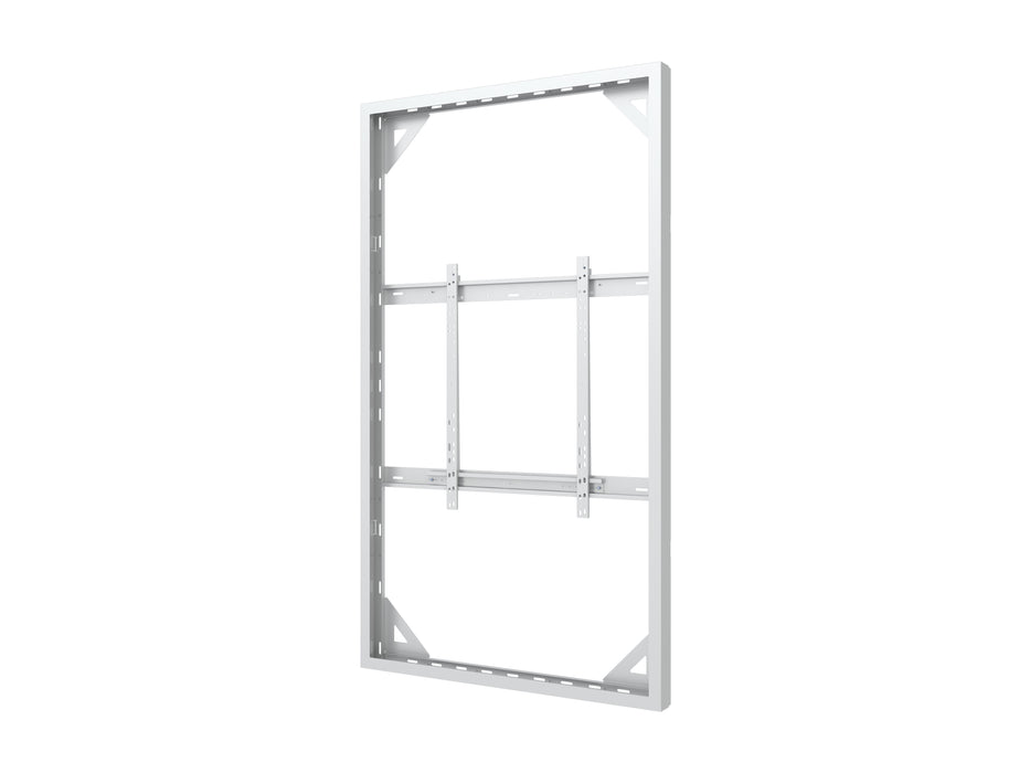 Multibrackets M Pro Series Enclosure 85" Wall Slim Large White Signage Display Enclosures Multibrackets