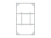 Multibrackets M Pro Series Enclosure 85" Wall Slim Large White Signage Display Enclosures Multibrackets