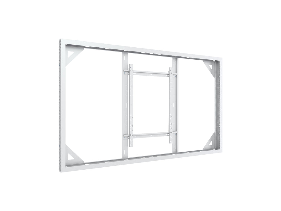 Multibrackets M Pro Series Enclosure 85" Wall Slim Large White Signage Display Enclosures Multibrackets