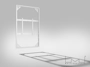 Multibrackets M Pro Series Enclosure 85" Wall Slim Large White Signage Display Enclosures Multibrackets