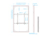 Multibrackets M Pro Series Enclosure 85" Wall Slim Large White Signage Display Enclosures Multibrackets