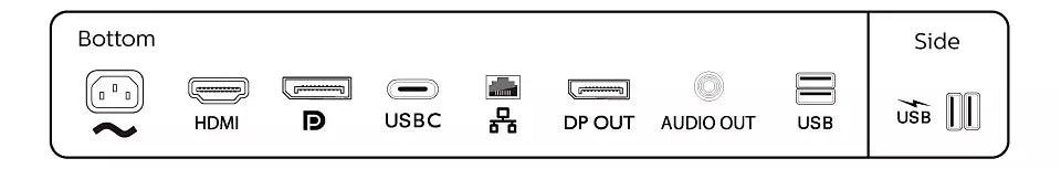PHILIPS 243B1/00 24" Full HD LCD Monitor with USB-C Desktop Monitor Philips