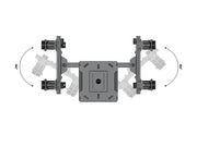 Multibrackets MBC2UPV Display Ceiling Mount Pro - 50/100/200 Ceiling Mount Bracket Multibrackets