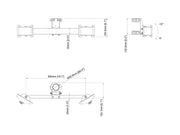 Multibrackets M Pro Series Dual Bracket V-Shape - (46"-65") Mounting Accessory Multibrackets