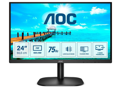 AOC 24B2XDM 23.8" 75Hz 4ms Full HD Desktop Monitor Desktop Monitor AOC