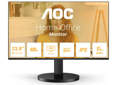 AOC 24B3HA2 23.8" 120Hz 1ms Full HD Computer Monitor Desktop Monitor AOC