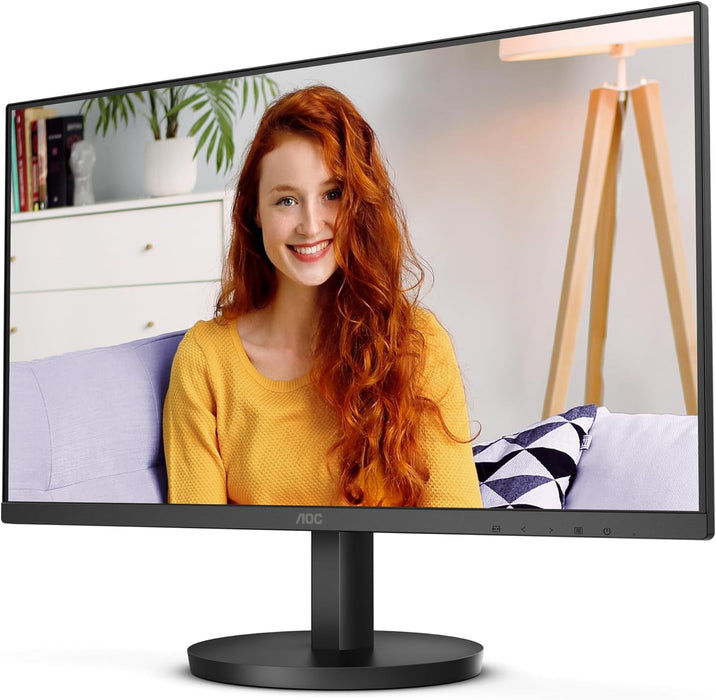 AOC 60.5 cm (23.8") 1920 x 1080 pixels Full HD LED 100Hz Computer Monitor Black | 24B3HMA2