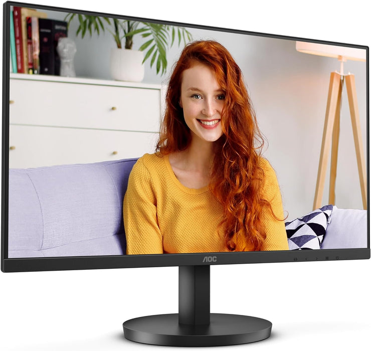 AOC 60.5 cm (23.8") 1920 x 1080 pixels Full HD LED 100Hz Computer Monitor Black | 24B3HMA2