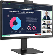 LG 24BP750C-B 23.8" Full HD IPS Monitor with Built-in Webcam Desktop Monitor LG