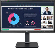 LG 24BP750C-B 23.8" Full HD IPS Monitor with Built-in Webcam Desktop Monitor LG