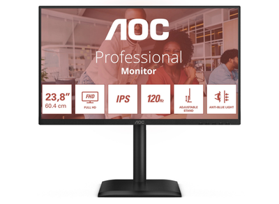 AOC 24E4U 23.8" 120Hz IPS Full HD Desktop Monitor Desktop Monitor AOC