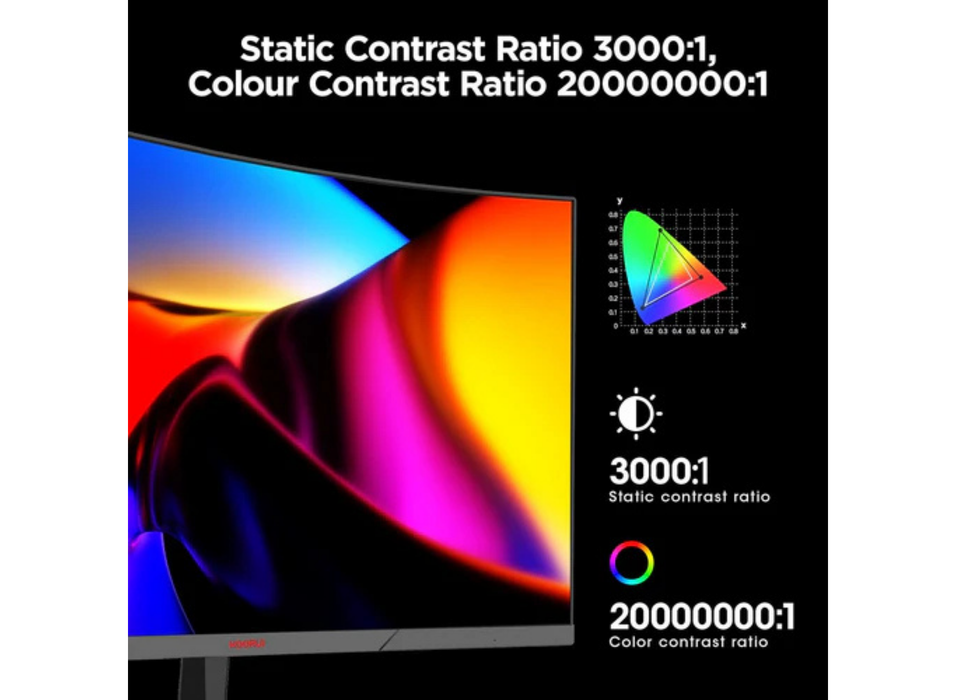 Koorui 24E6CA 24" 180Hz 1ms Full HD Curved Gaming Monitor Gaming Monitor Koorui