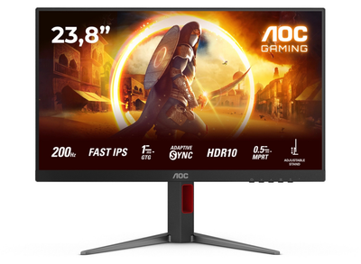 AOC 24G4HA 23.8" 200Hz 0.5ms Full HD Gaming Monitor Gaming Monitor AOC
