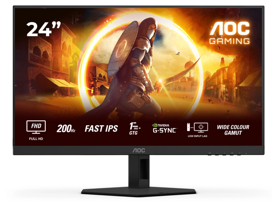 AOC 24G4HRE 23.8" 200Hz 0.5ms Full HD Gaming Monitor Gaming Monitor AOC