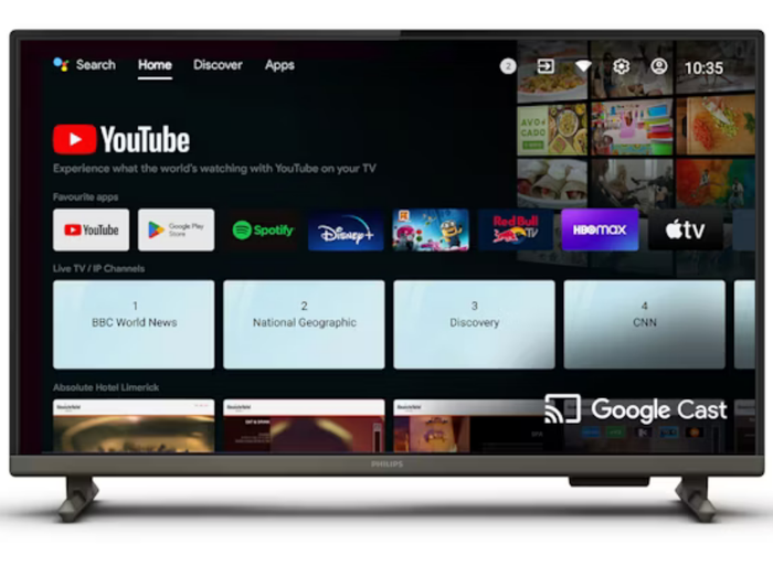 Philips 24HFL4518/12 24" Professional Hospitality TV with Google Cast™ Hotel TV Philips