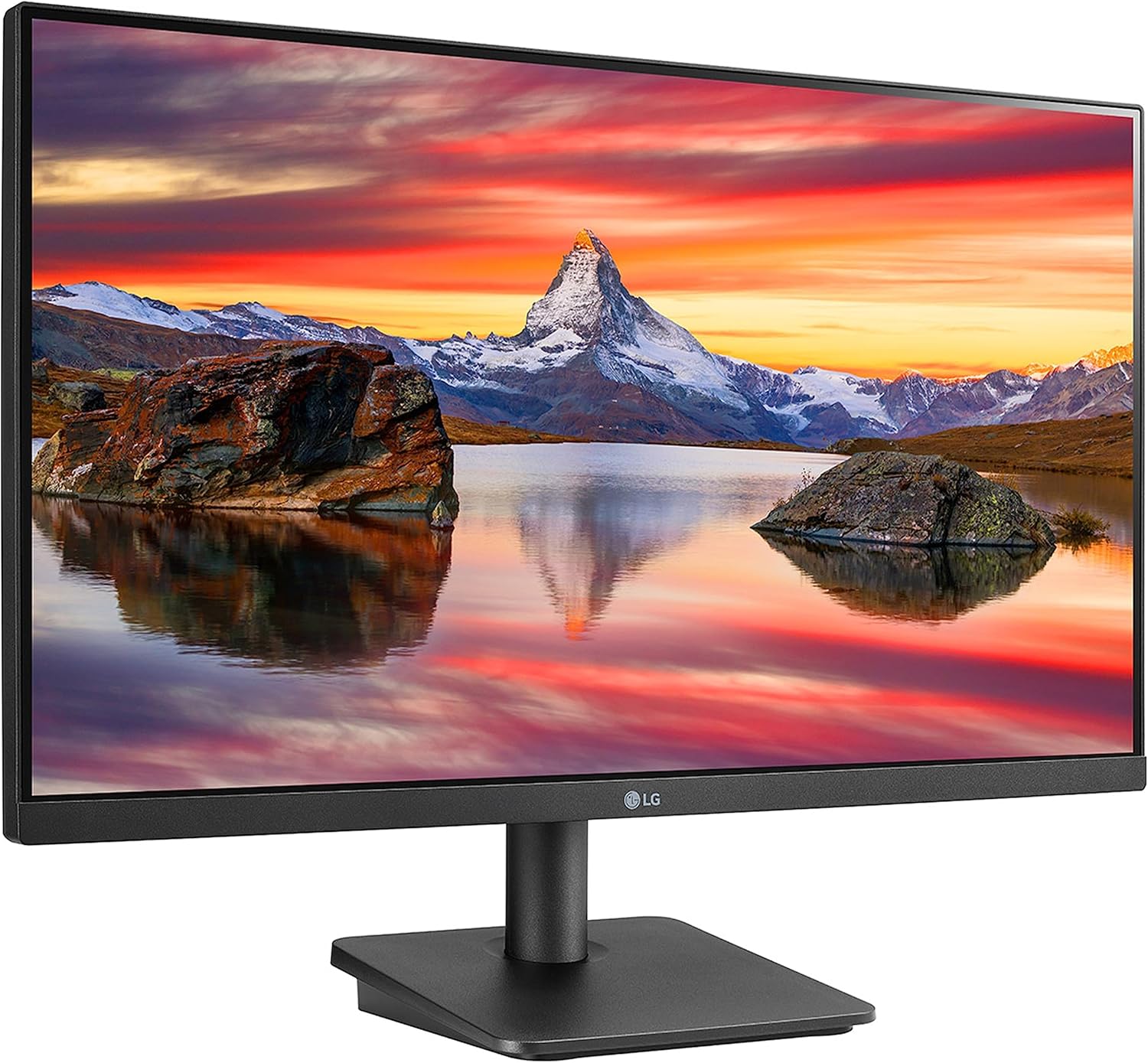 LG 24MP400P-B.BEK 23.8'' IPS Full HD Monitor with 3-Side Virtually Borderless Design Desktop Monitor LG