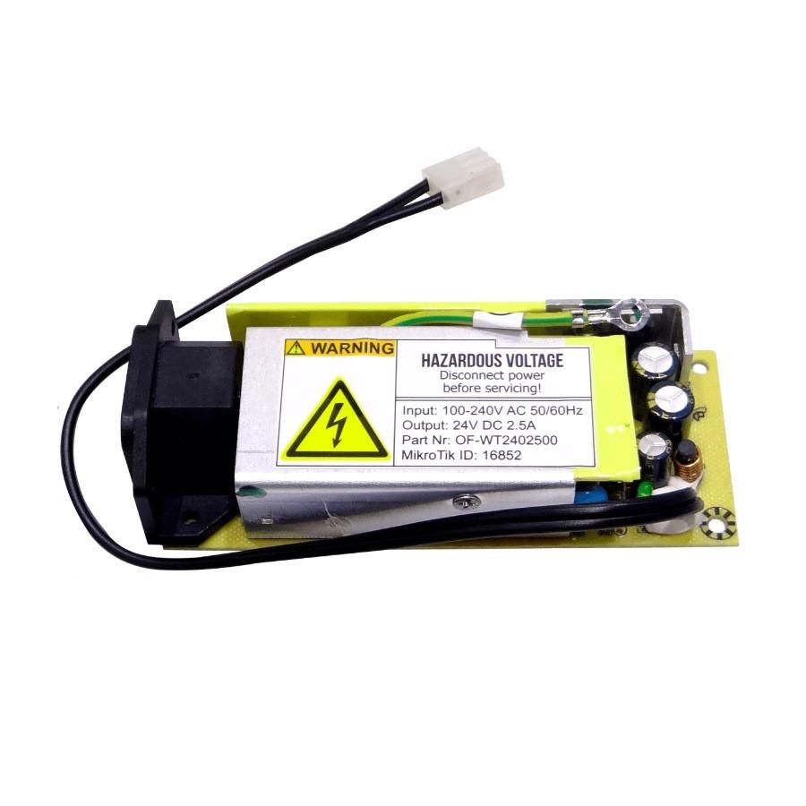 MikroTik 24V 2.5A Internal Power Supply for CCR1009 & CRS317 | 24V2APOW Adapter / Converter MikroTik