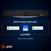 POLY Studio X70 All-In-One Video Bar with TC8 Controller Kit | 83Z52AA#ABU Video Conferencing System Poly