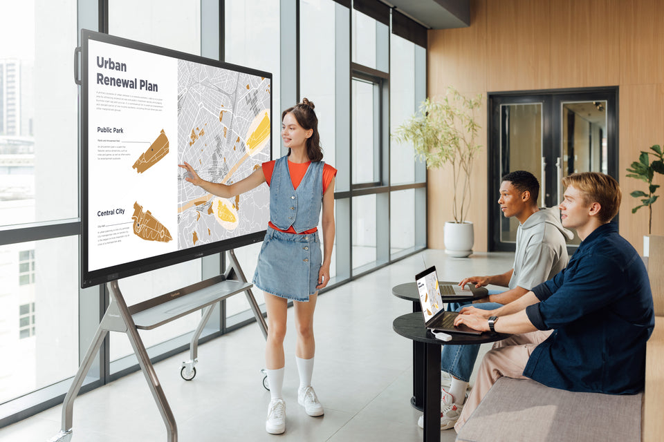ViewSonic IFP8663-1C 86“ 4K PCAP Touch EDLA Certified Interactive Display Interactive Touchscreen Display ViewSonic