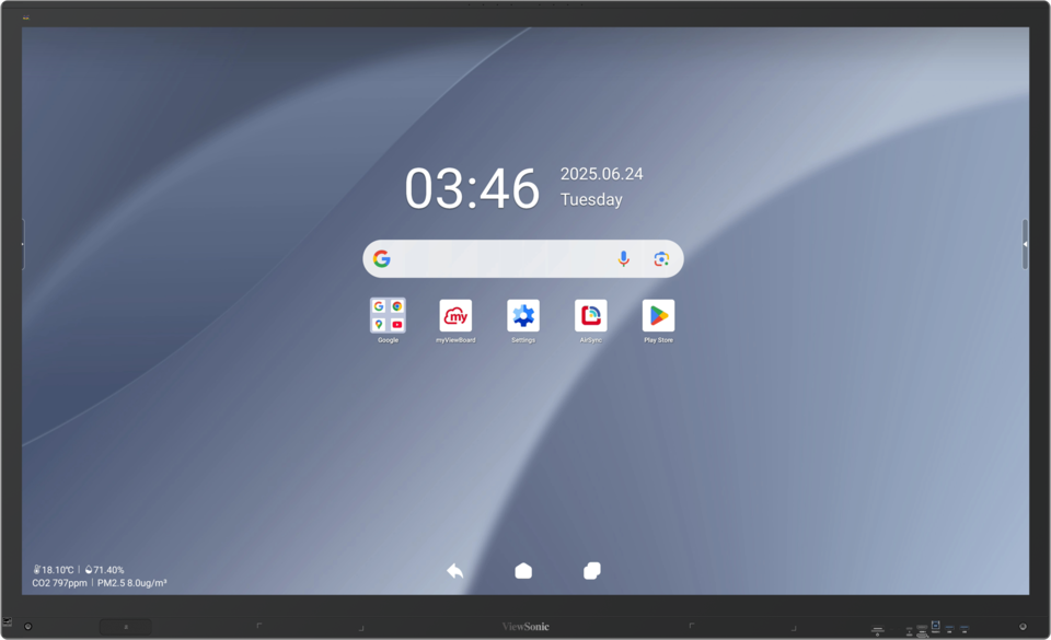 ViewSonic IFP6563-1C 65“ 4K PCAP Touch EDLA Certified Interactive Display Viewsonic Interactive Touchscreen Display ViewSonic