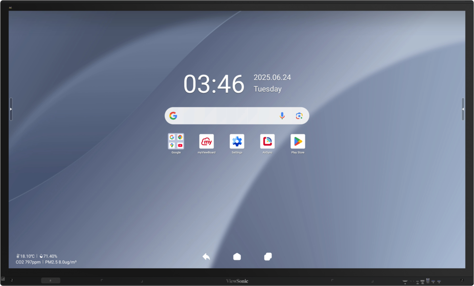 ViewSonic IFP7563-1C 75“ 4K PCAP Touch EDLA Certified Interactive Display Viewsonic Interactive Touchscreen Display ViewSonic
