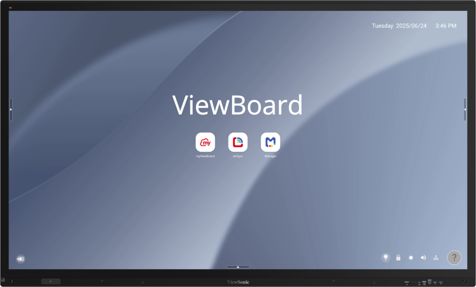 ViewSonic IFP7563-1C 75“ 4K PCAP Touch EDLA Certified Interactive Display Interactive Touchscreen Display ViewSonic