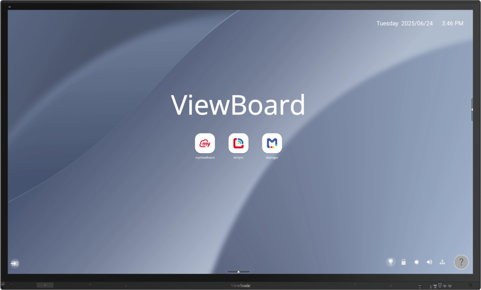 ViewSonic IFP8663-1C 86“ 4K PCAP Touch EDLA Certified Interactive Display Interactive Touchscreen Display ViewSonic