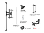 Multibrackets MBFC1FP M Floor to Ceiling Display Mount Pro - Up to 40"-65" Display Floor to Ceiling Display Mount Multibrackets