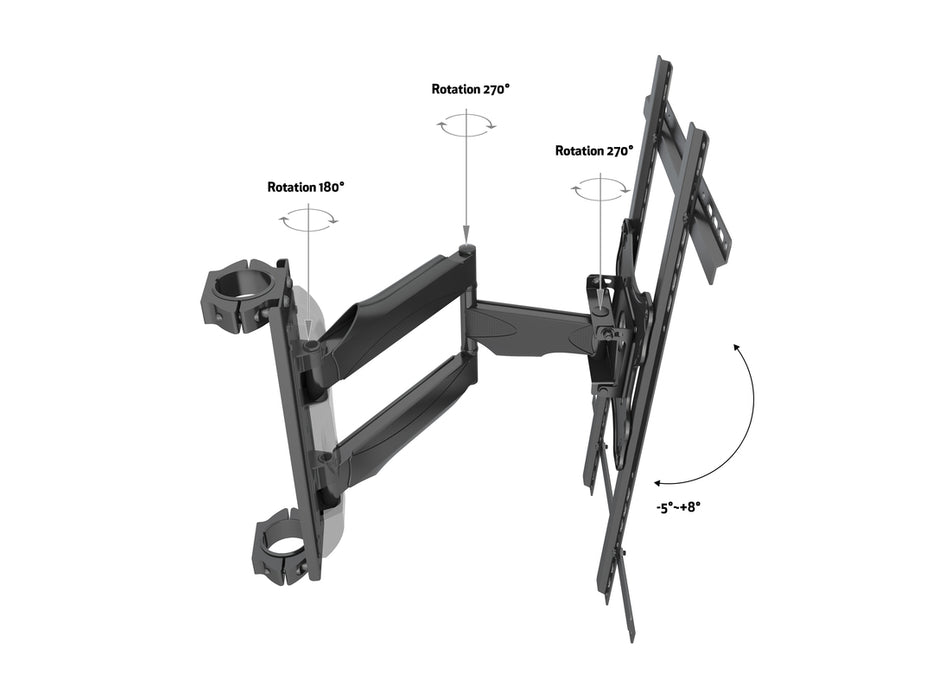 Multibrackets MBFC1FP M Floor to Ceiling Display Mount Pro - Up to 40"-65" Display