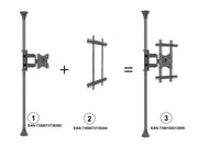 Multibrackets MBFC1FP M Floor to Ceiling Display Mount Pro - Up to 40"-65" Display Floor to Ceiling Display Mount Multibrackets