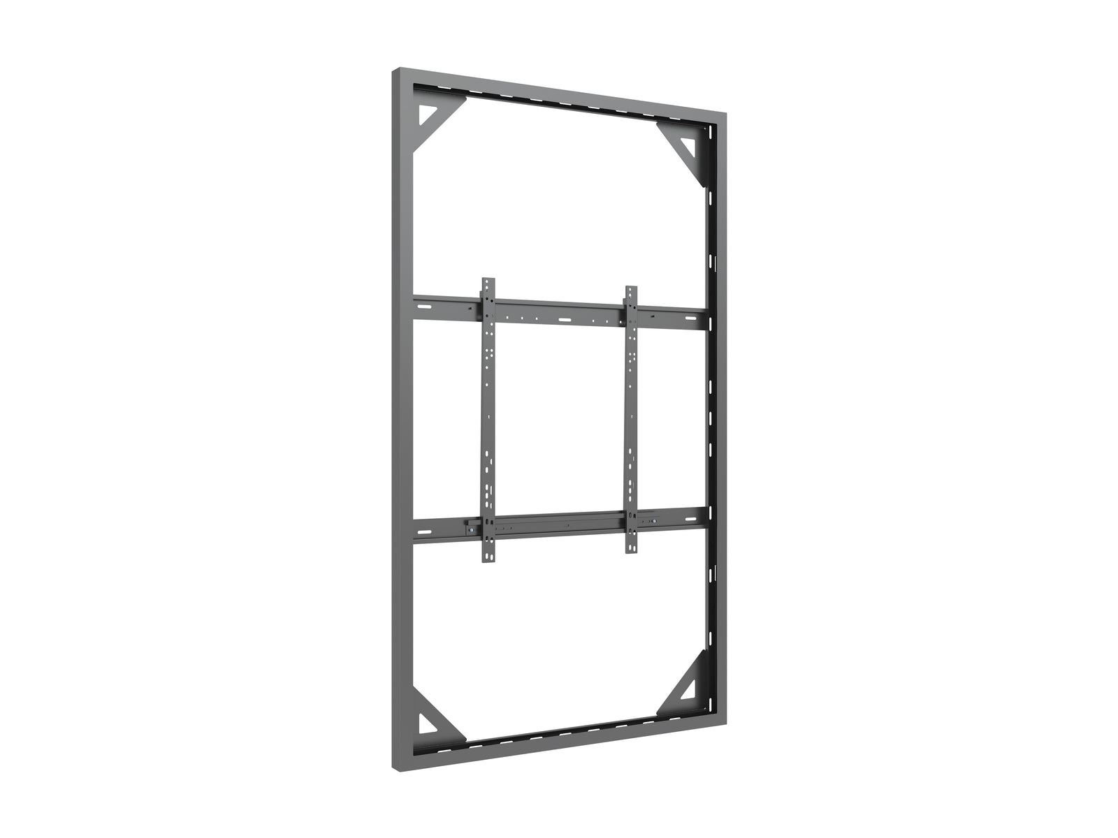 Multibrackets M Pro Series Enclosure 85" Wall Slim Large Black Signage Display Enclosures Multibrackets