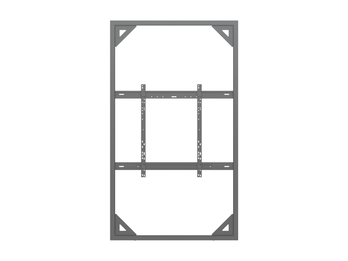 Multibrackets M Pro Series Enclosure 85" Wall Slim Large Black Signage Display Enclosures Multibrackets