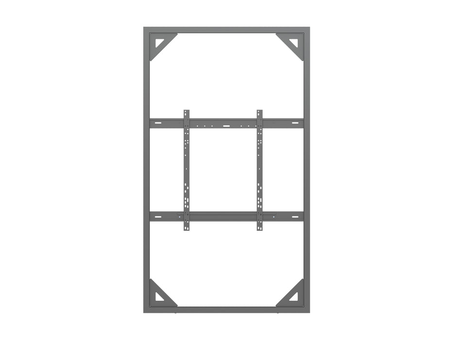 Multibrackets M Pro Series Enclosure 85" Wall Slim Large Black Signage Display Enclosures Multibrackets