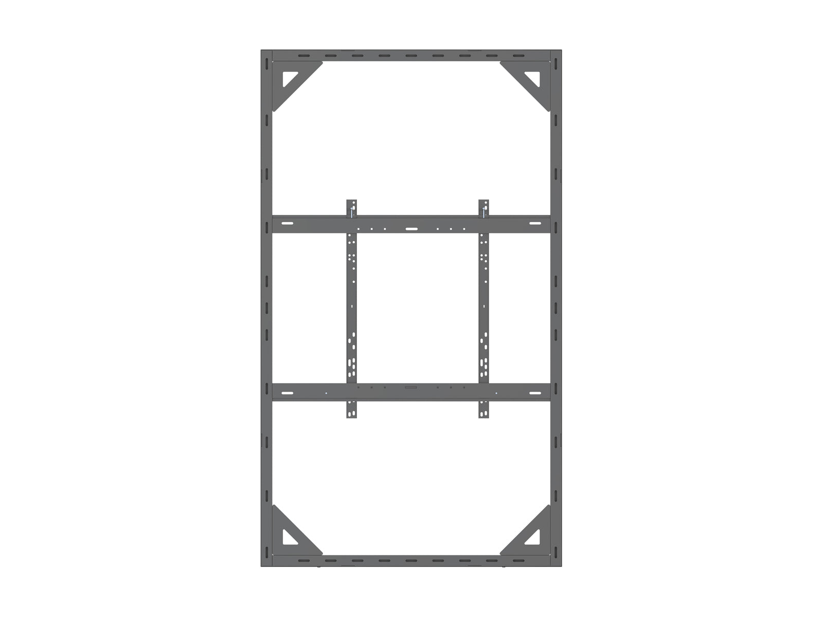Multibrackets M Pro Series Enclosure 85" Wall Slim Large Black Signage Display Enclosures Multibrackets