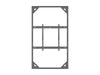 Multibrackets M Pro Series Enclosure 85" Wall Slim Large Black Signage Display Enclosures Multibrackets