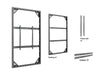 Multibrackets M Pro Series Enclosure 85" Wall Slim Large Black Signage Display Enclosures Multibrackets