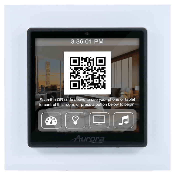 Aurora RXA-4-2G-W RXT-4WM 2 Gang Wall Adaptor Plate Mounting Accessory Aurora