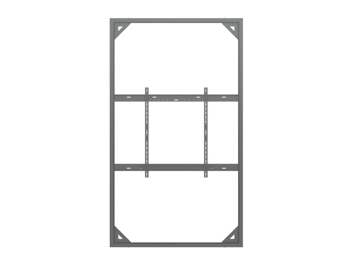 Multibrackets M Pro Series Enclosure 115" Wall Slim Large Black Signage Display Enclosures Multibrackets