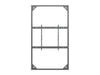 Multibrackets M Pro Series Enclosure 115" Wall Slim Large Black Signage Display Enclosures Multibrackets