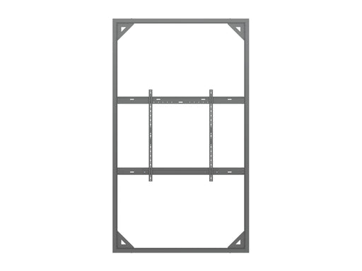 Multibrackets M Pro Series Enclosure 115" Wall Slim Large Black Signage Display Enclosures Multibrackets