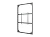 Multibrackets M Pro Series Enclosure 115" Wall Slim Large Black Signage Display Enclosures Multibrackets