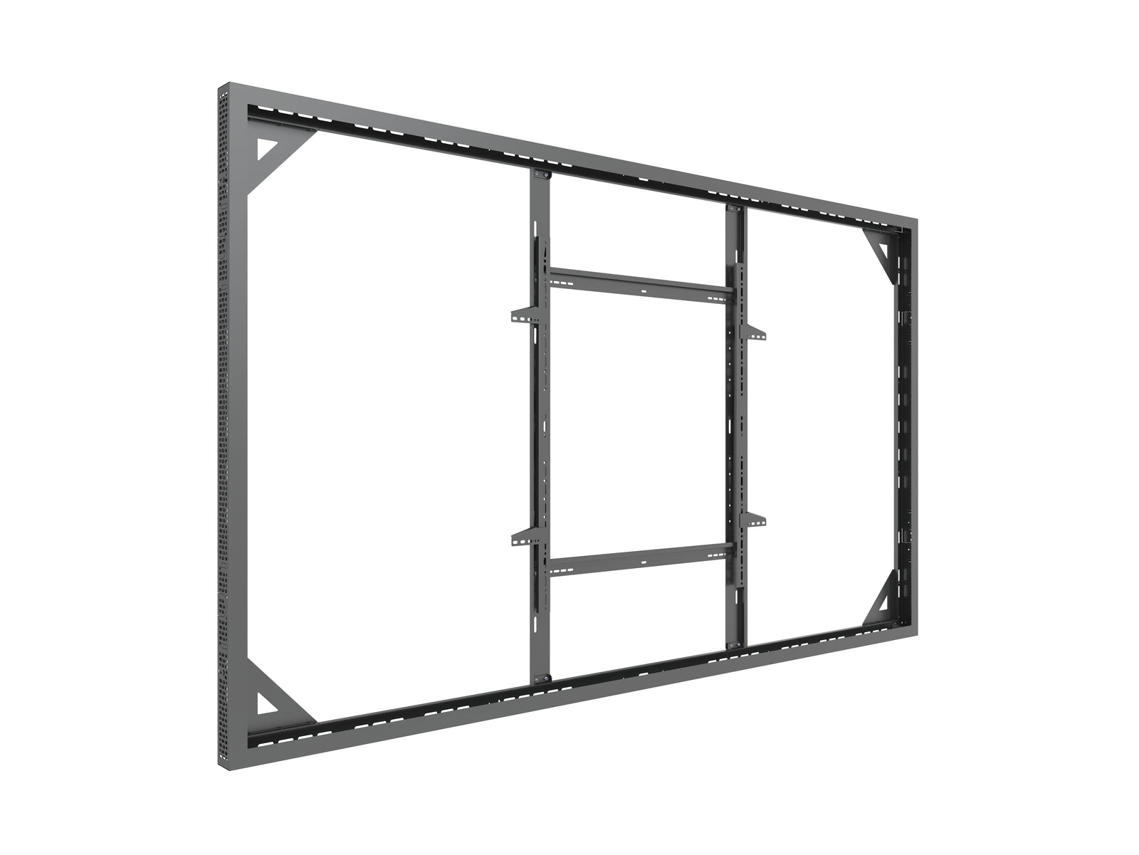 Multibrackets M Pro Series Enclosure 115" Wall Slim Large Black Signage Display Enclosures Multibrackets