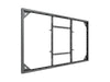 Multibrackets M Pro Series Enclosure 115" Wall Slim Large Black Signage Display Enclosures Multibrackets