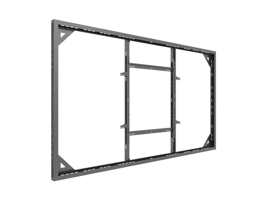 Multibrackets M Pro Series Enclosure 115" Wall Slim Large Black Signage Display Enclosures Multibrackets