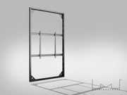 Multibrackets M Pro Series Enclosure 115" Wall Slim Large Black Signage Display Enclosures Multibrackets