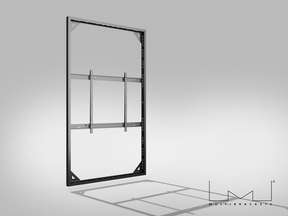 Multibrackets M Pro Series Enclosure 115" Wall Slim Large Black Signage Display Enclosures Multibrackets