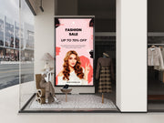 Multibrackets M Pro Series Enclosure 115" Wall Slim Large Black Signage Display Enclosures Multibrackets