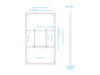 Multibrackets M Pro Series Enclosure 115" Wall Slim Large Black Signage Display Enclosures Multibrackets