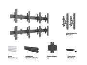 Multibrackets MBW2UX2 Push In Pop Out M Wallmount Pro - (40" - 65") Wall Mount Bracket Multibrackets